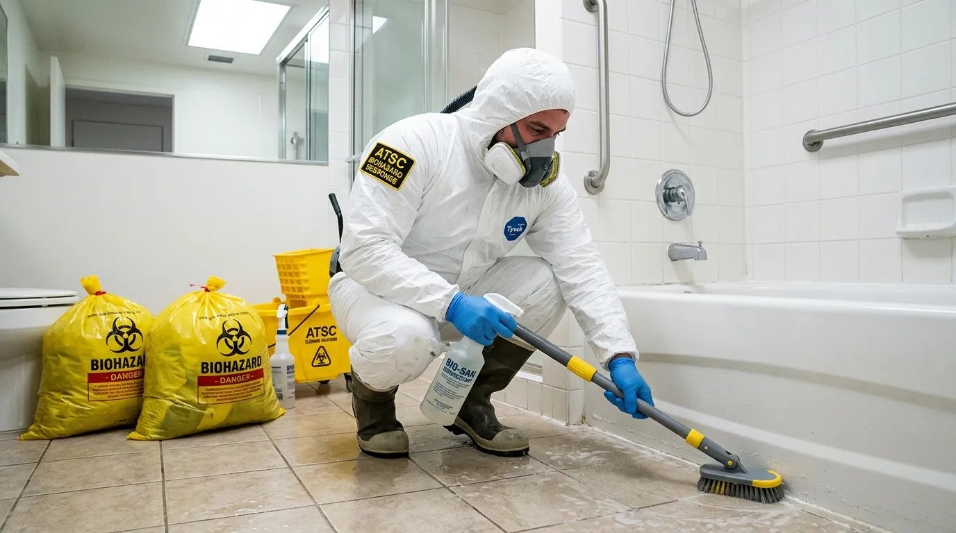 Decontamination equipment deployed for Blood Cleanup in Cuero